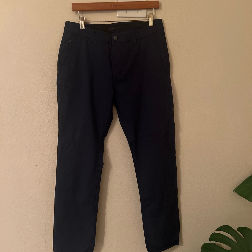 Classic Men's Dark Blue Chinos